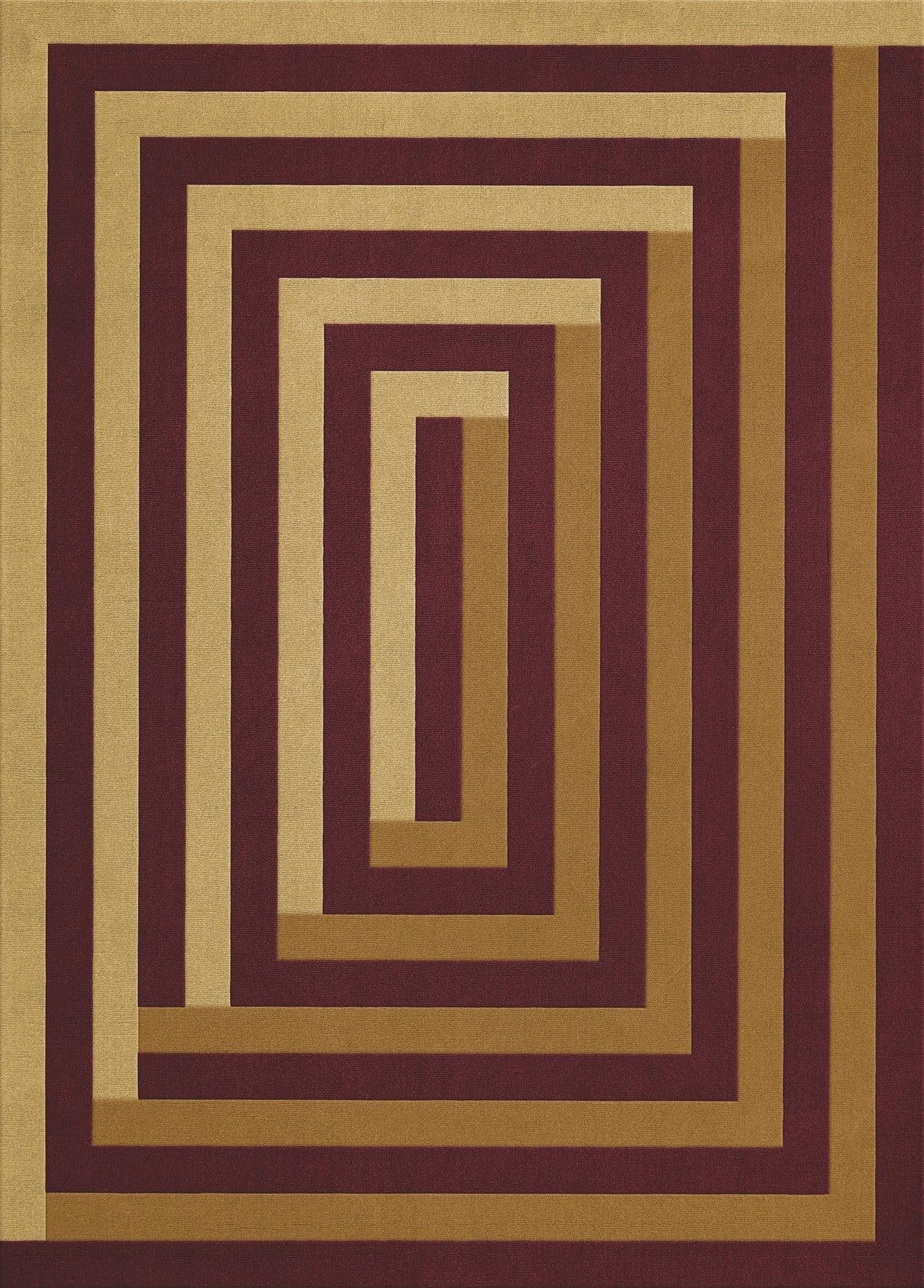 Teklan Labyrinth Wool Rug