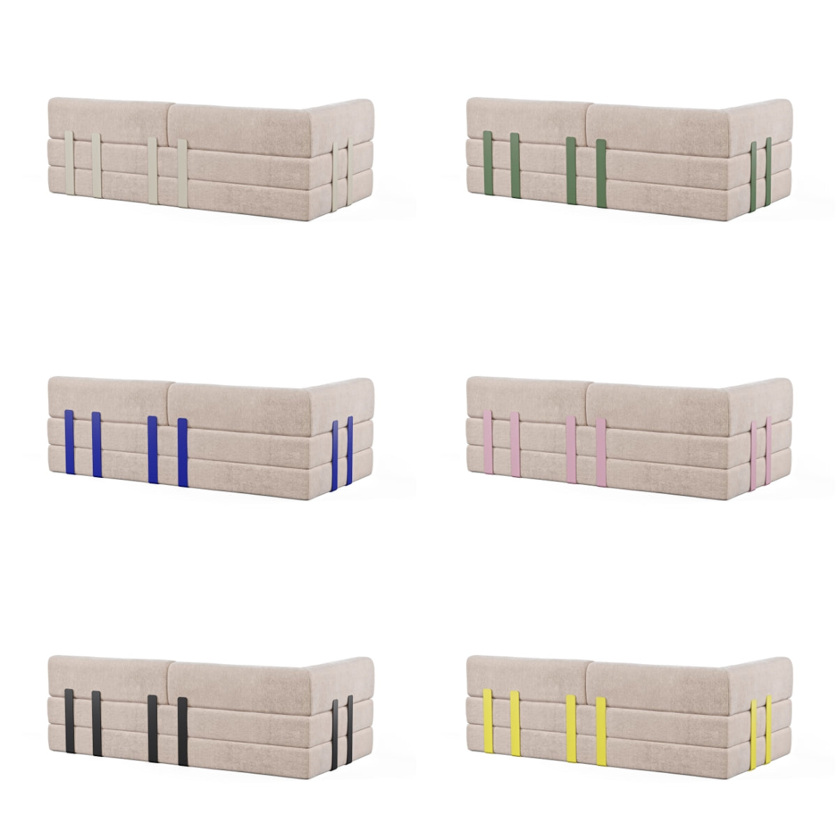 Levi 2-Seater Sofa Chaise