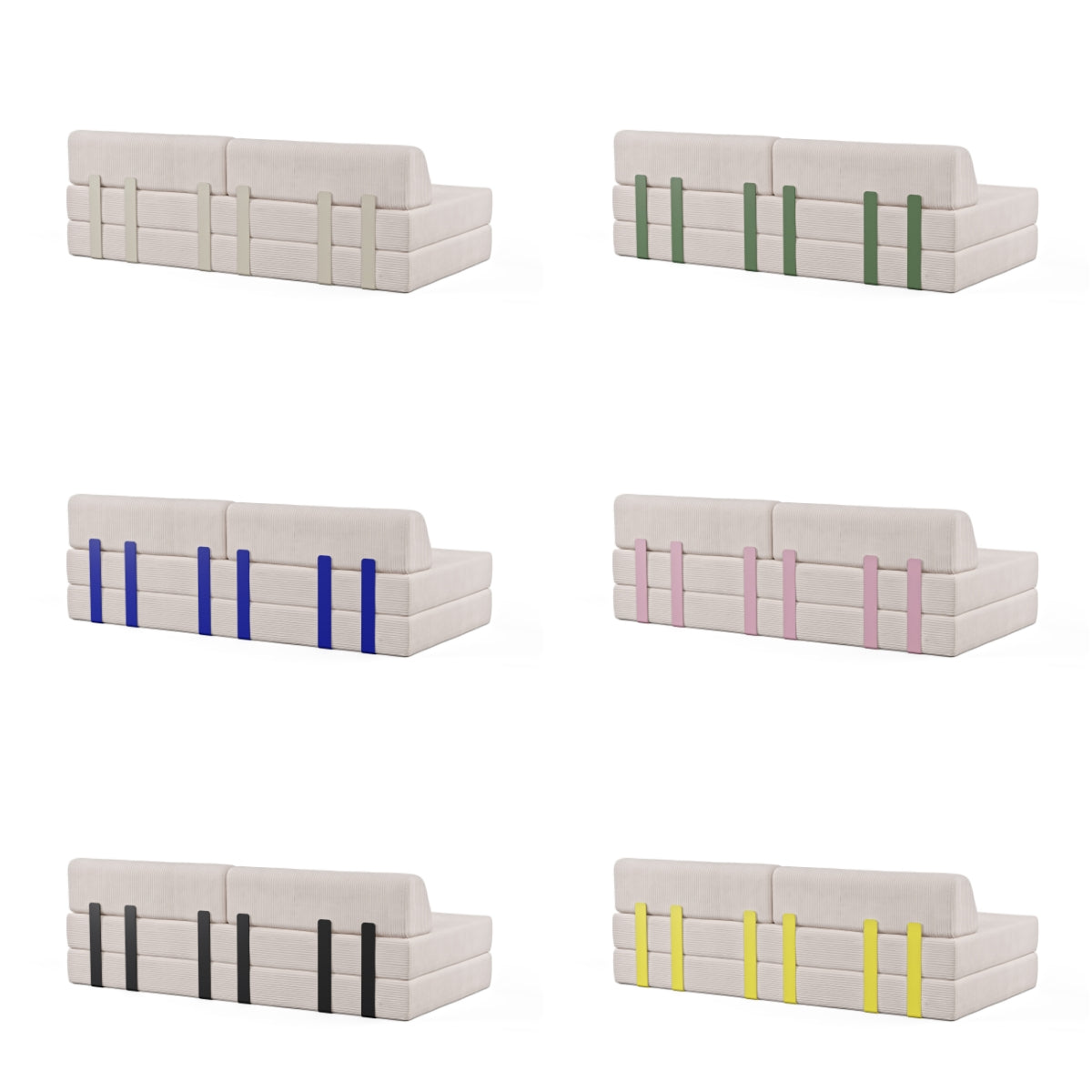 Levi 2-Seater Sofa Open