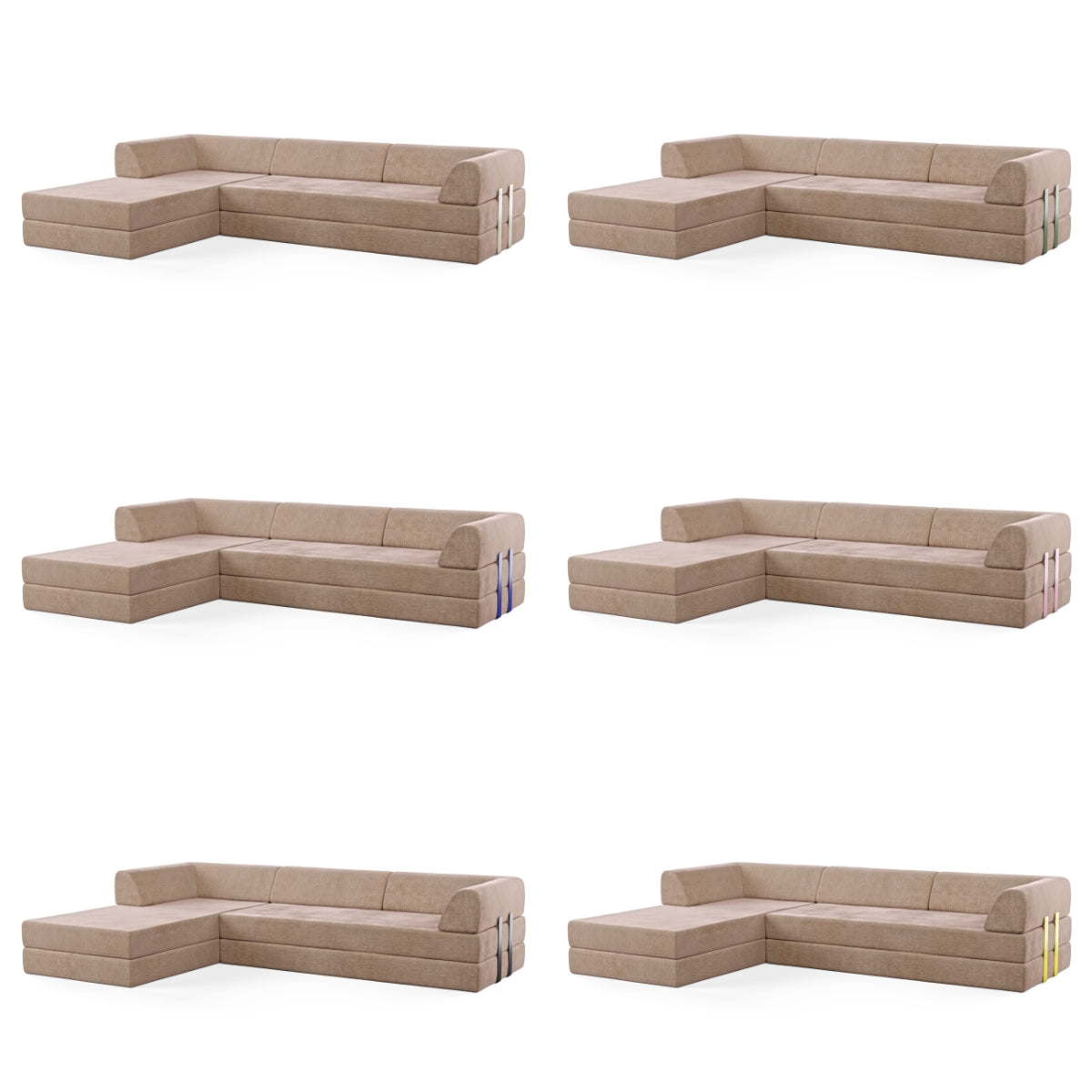 Levi 4-Seater Chaise Corner Sofa