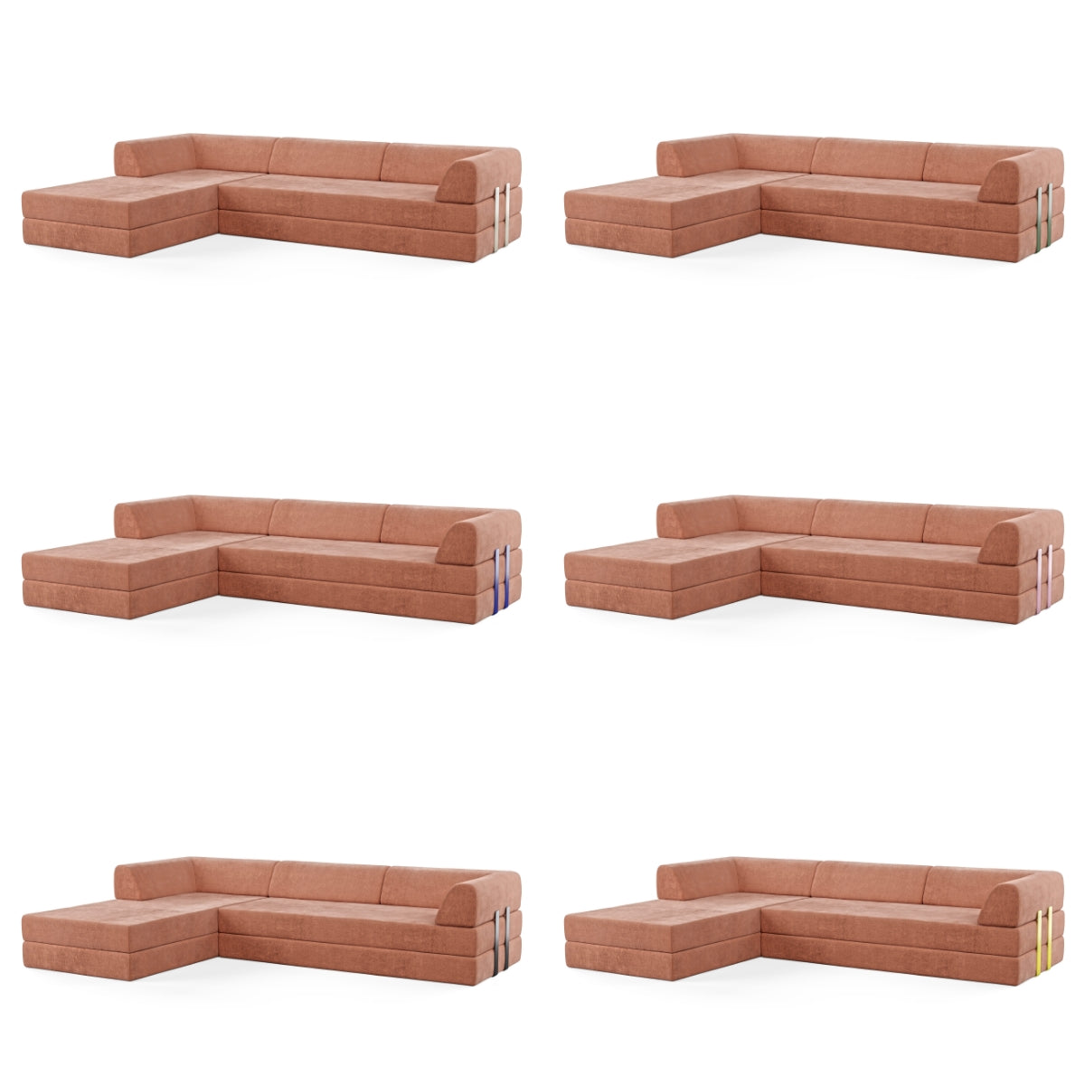 Levi 4-Seater Chaise Corner Sofa