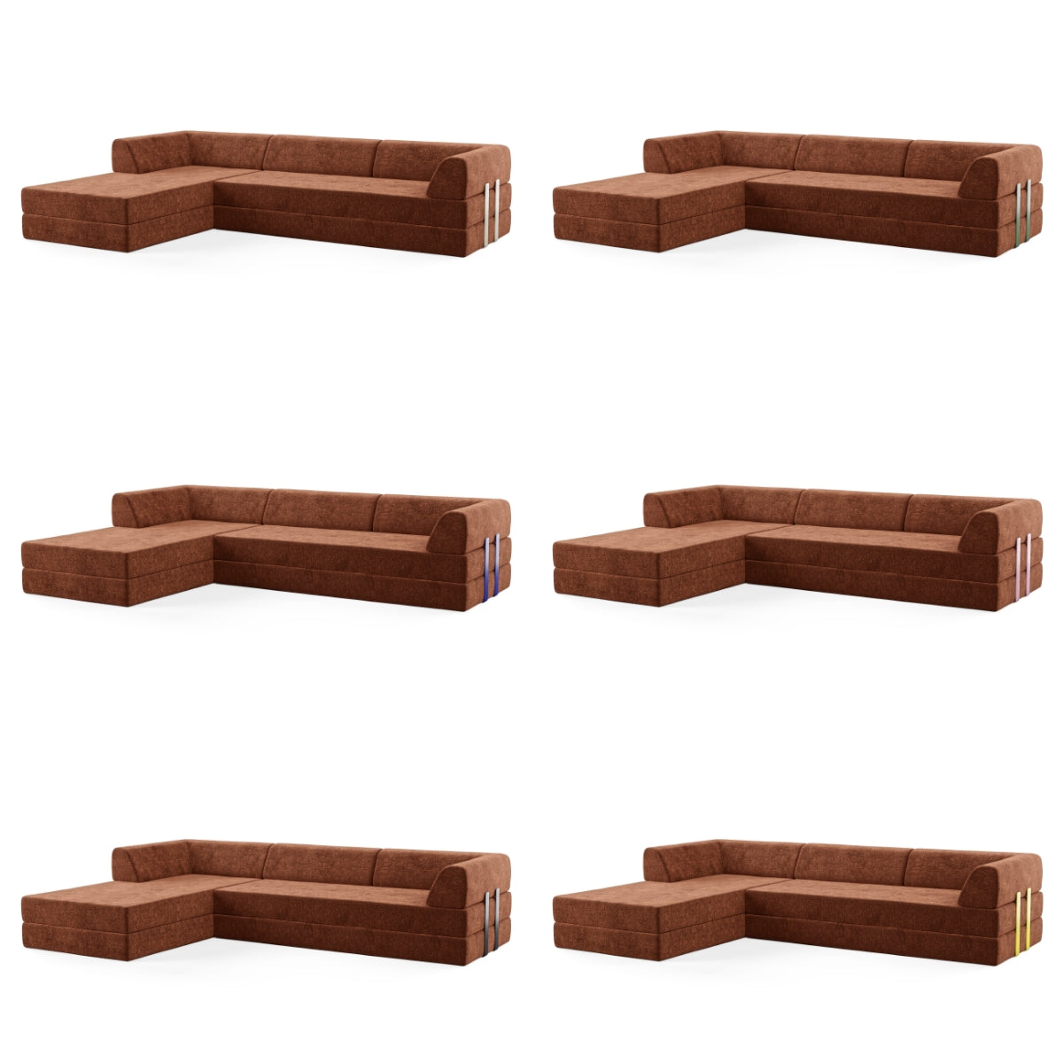 Levi 4-Seater Chaise Corner Sofa