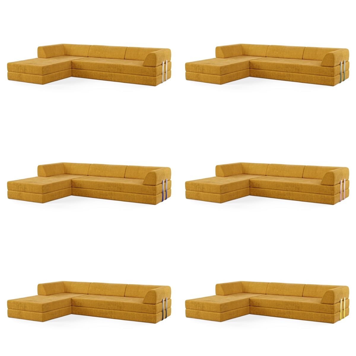 Levi 4-Seater Chaise Corner Sofa