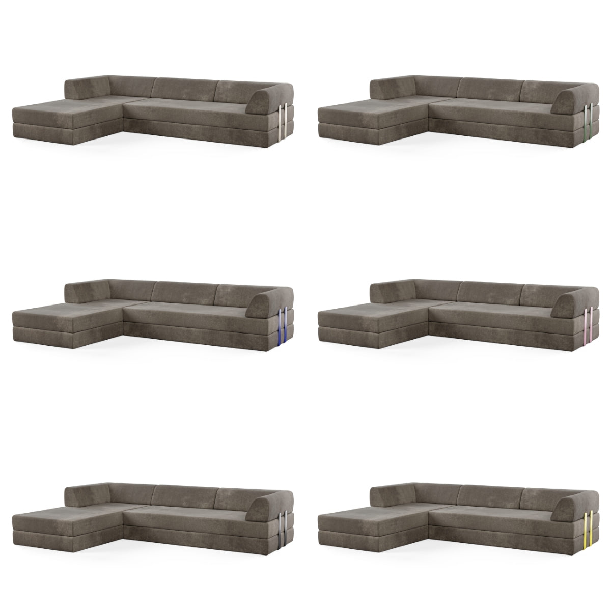 Levi 4-Seater Chaise Corner Sofa