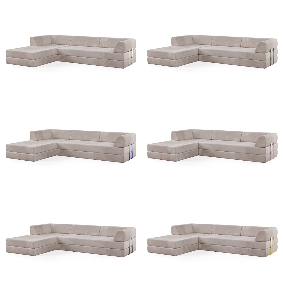 Levi 4-Seater Chaise Corner Sofa