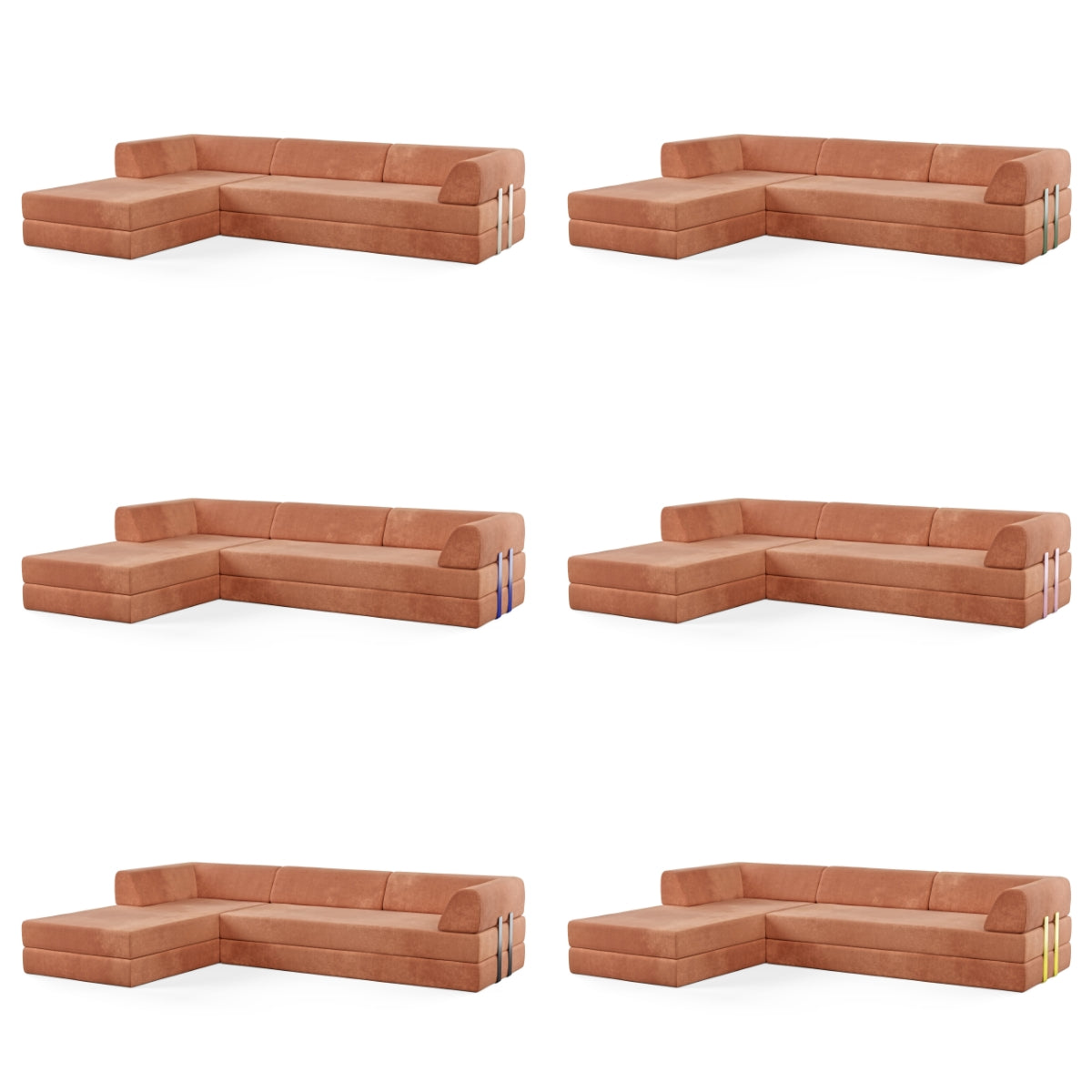 Levi 4-Seater Chaise Corner Sofa