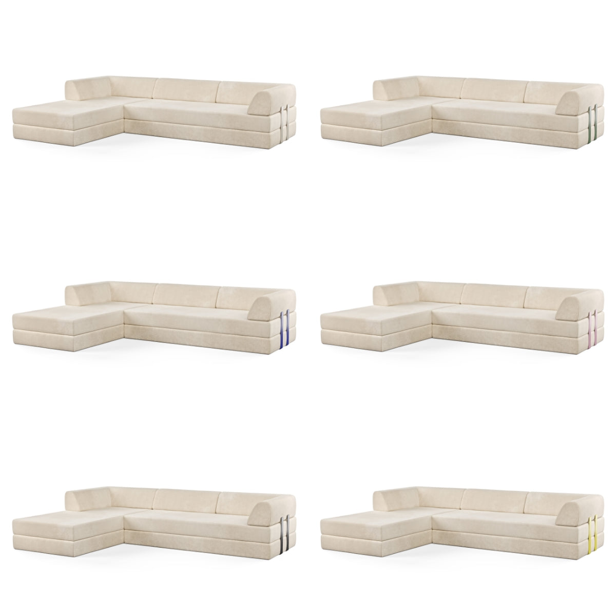 Levi 4-Seater Chaise Corner Sofa