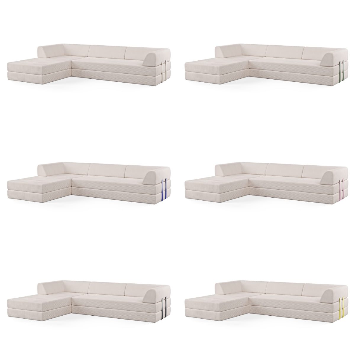 Levi 4-Seater Chaise Corner Sofa