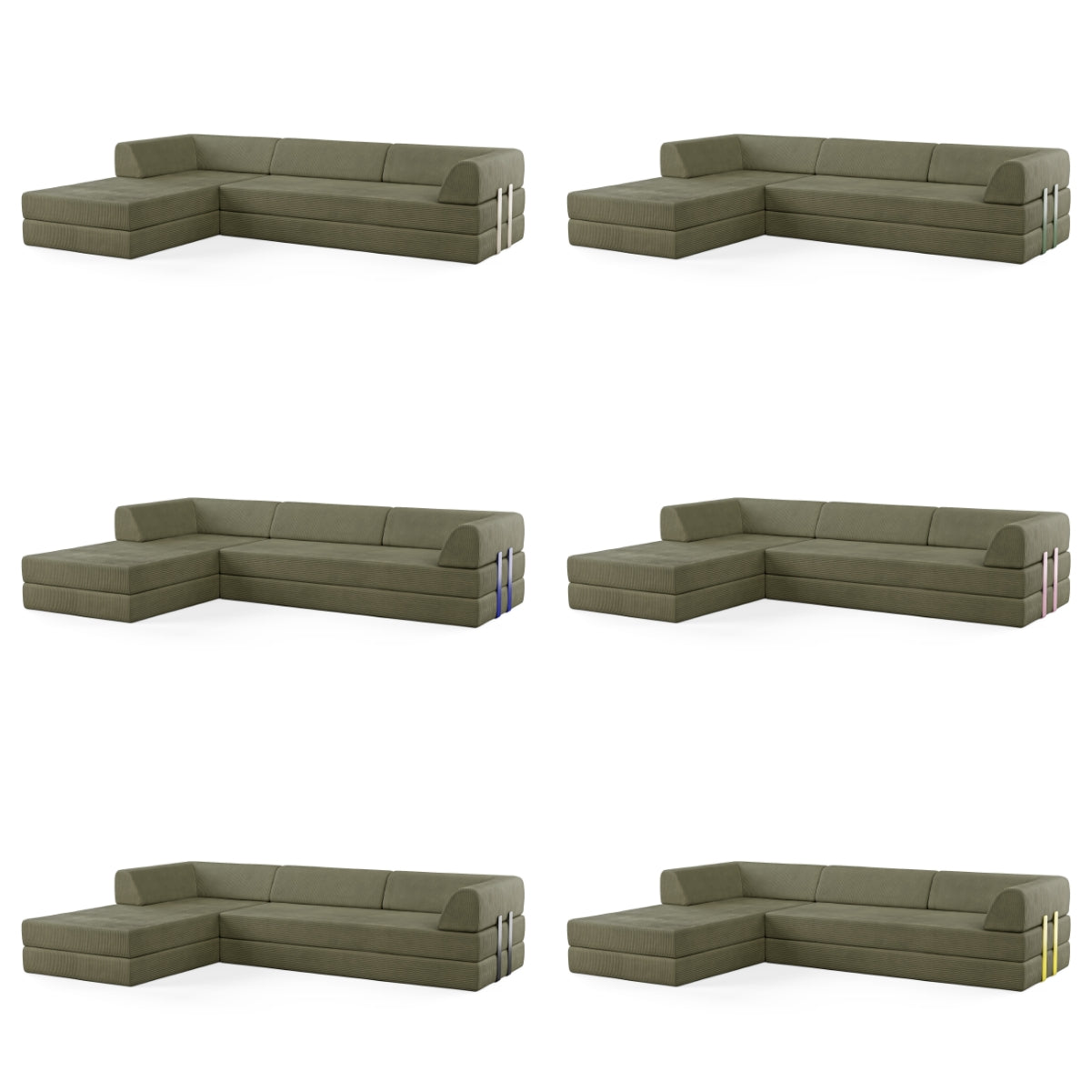 Levi 4-Seater Chaise Corner Sofa