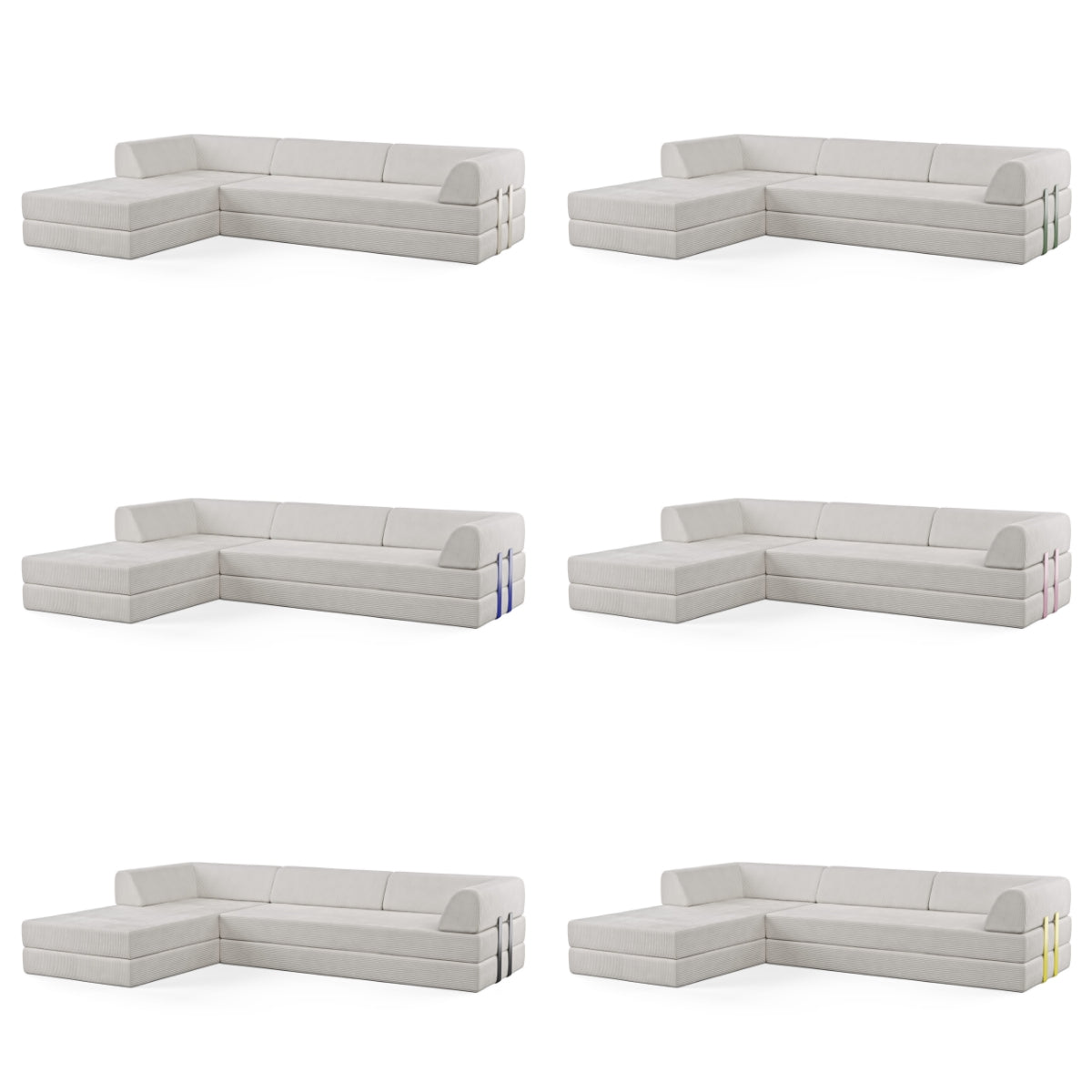 Levi 4-Seater Chaise Corner Sofa