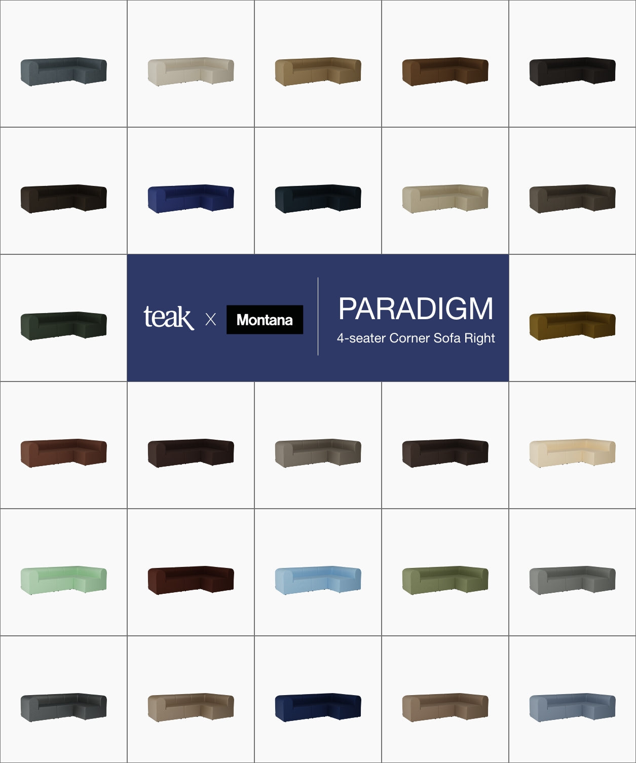 Paradigm 4-seater Corner Sofa Right